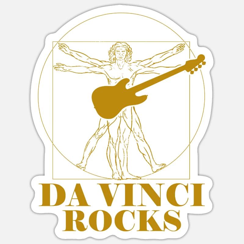 Da Vinci Rocks by The Manzanita’s Sticker taille S (10 x 10 cm)