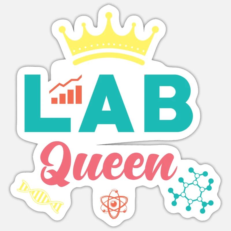 Laboratory Assistant Gift Sticker size S (10 x 10 cm)