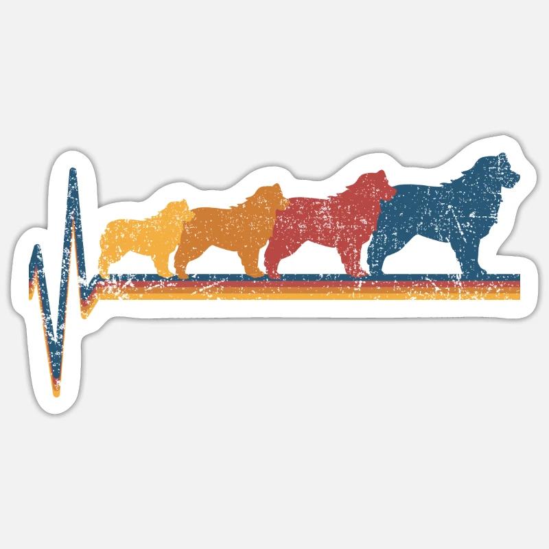 Australian Shepherd - Sticker Größe S (10 x 10 cm) - Mattweiß