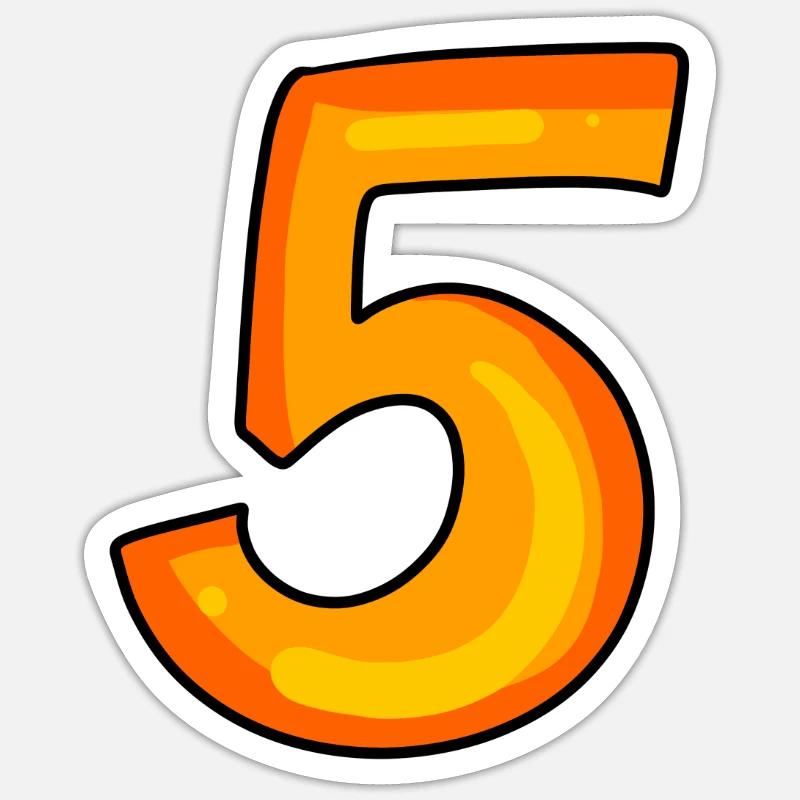 5 Sticker Größe S (10 x 10 cm)