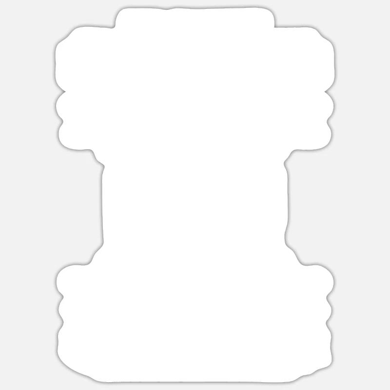 Scaffolder Builder Constructeur d’échafaudages Métier - Sticker taille S (10 x 10 cm) - blanc mat