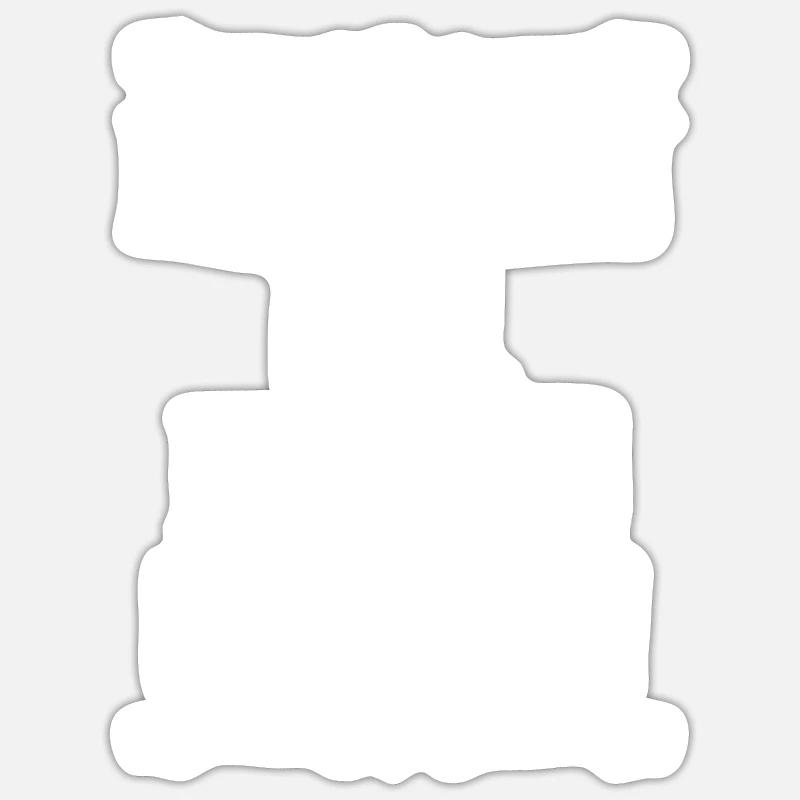Ich Bin Nicht Klein Ich Bin Ein Konzentrat Beste - Sticker Größe S (10 x 10 cm) - Mattweiß