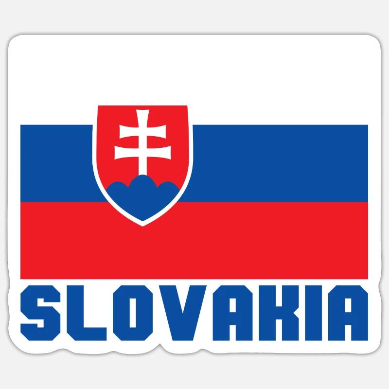 Slowakei Sticker Größe S (10 x 10 cm)