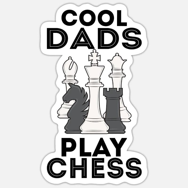 Échecs Sticker taille S (10 x 10 cm)