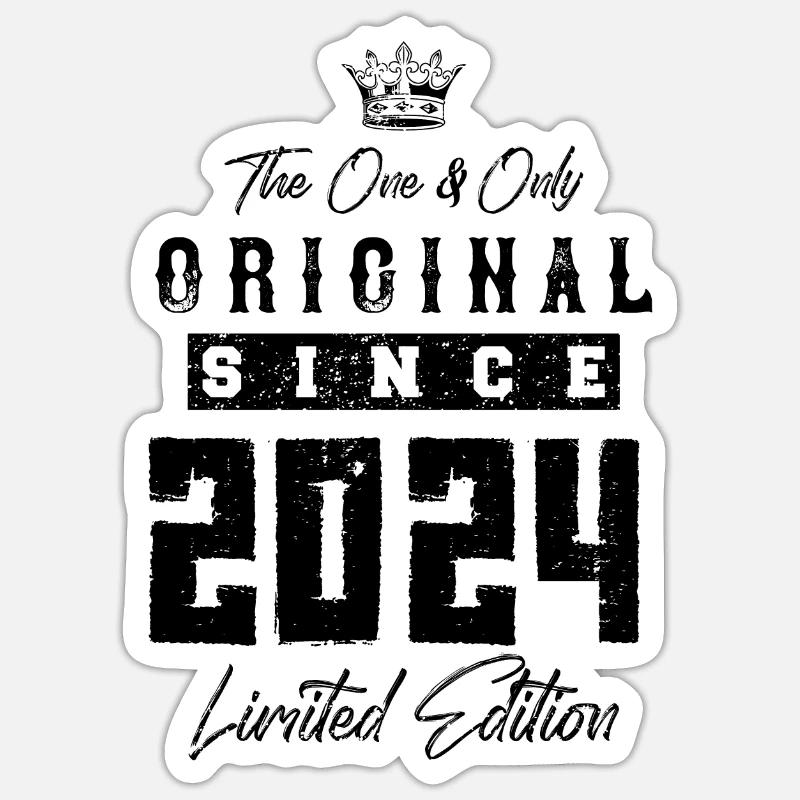 2024 limited edition - Sticker taille S (10 x 10 cm) - blanc mat