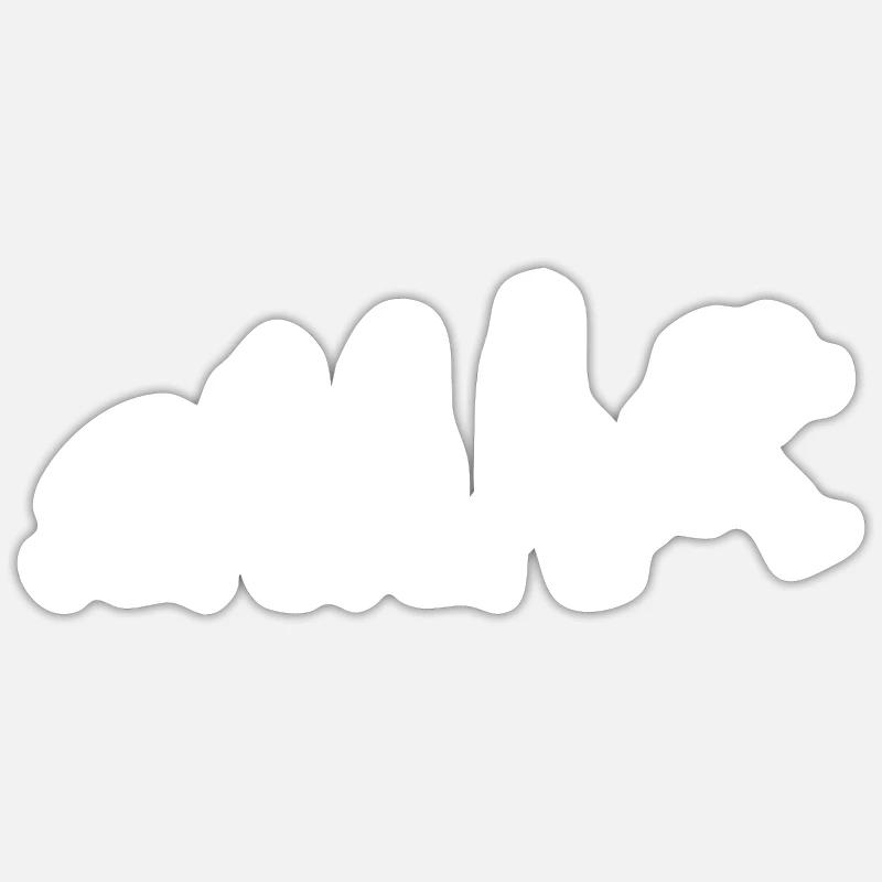 Guitariste Guitariste Guitariste Guitariste - Sticker taille S (10 x 10 cm) - blanc mat