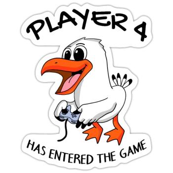 Zweites Baby oder Viertes Baby - Sticker Größe S (10 x 10 cm) - Mattweiß - Vorne