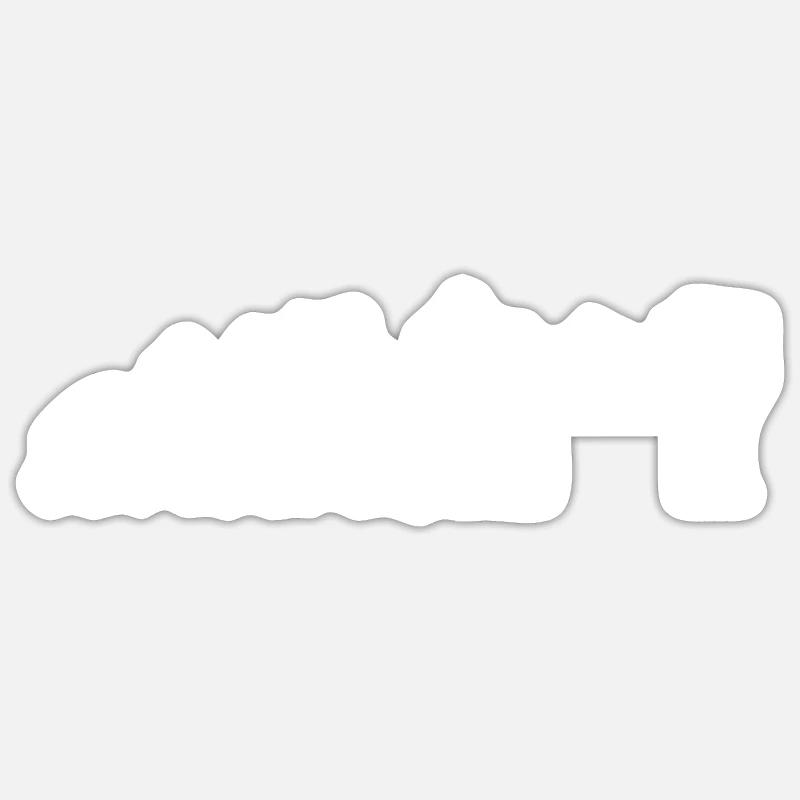 Evolution Cutting Machine Operator CNC Lathe - Sticker size S (10 x 10 cm) - white matte
