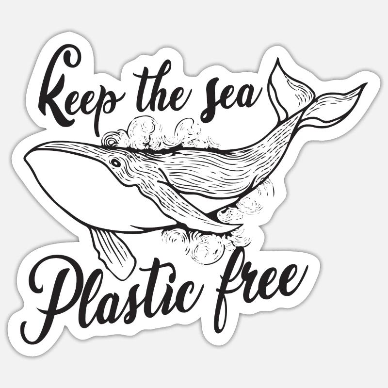 Durabilité - Sticker taille S (10 x 10 cm) - blanc mat