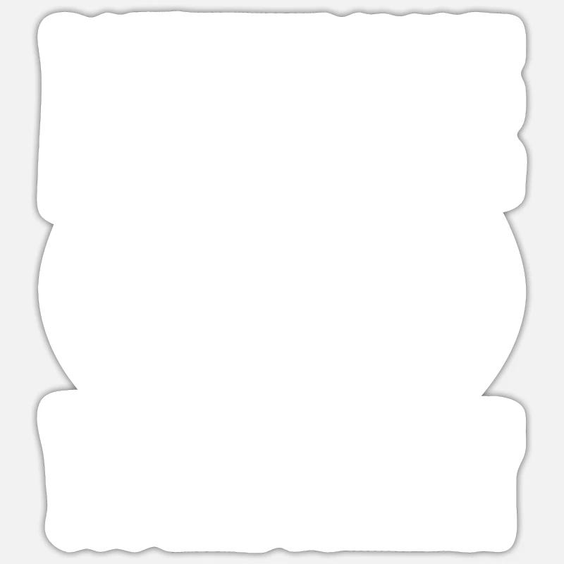 Cool Snowmobile Gift - Sticker size S (10 x 10 cm) - white matte