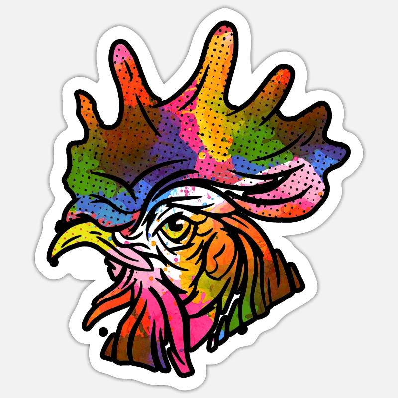 Sticker taille S (10 x 10 cm) - 