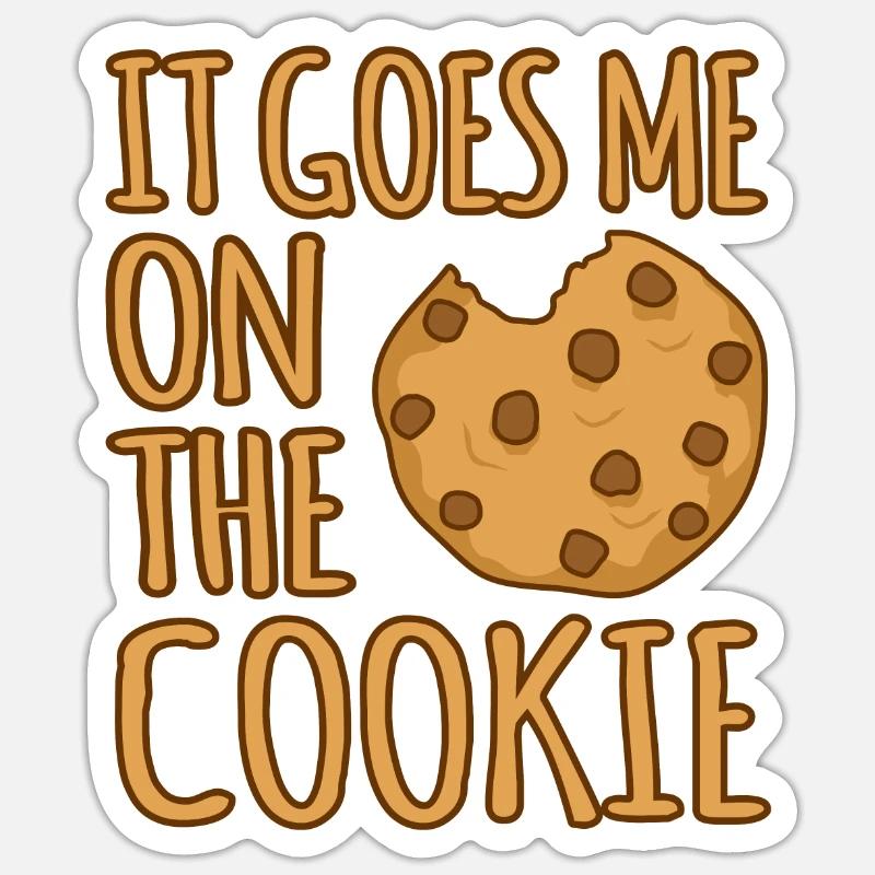 Biscuits - Sticker size S (10 x 10 cm) - white matte