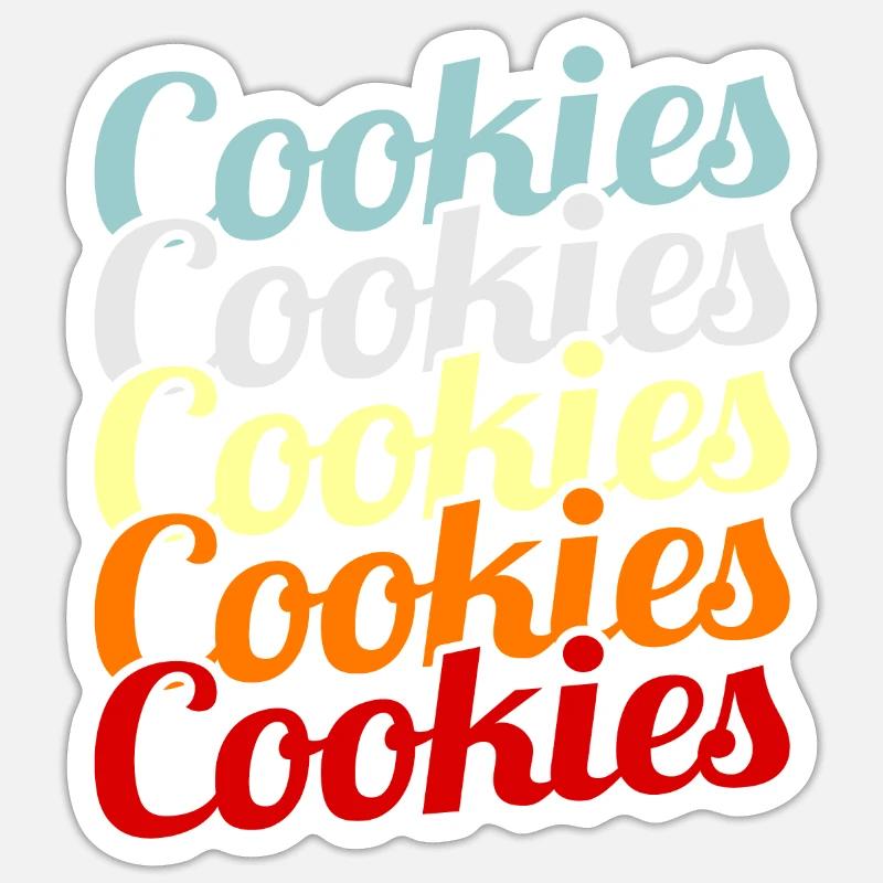 Biscuits - Sticker size S (10 x 10 cm) - white matte