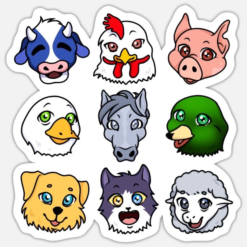 Sticker taille S (10 x 10 cm) - 