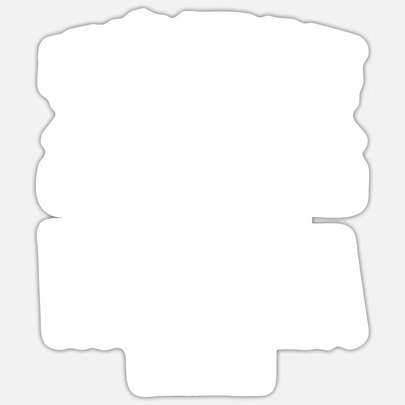 Wikinger Odin Thor - Sticker Größe S (10 x 10 cm) - Mattweiß