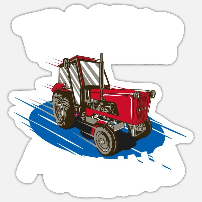 Tractor Pulling - Tractor Lovers Sticker size S (10 x 10 cm)