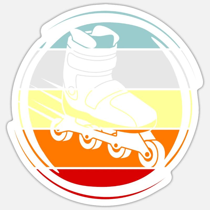 Roller Sticker taille S (10 x 10 cm)