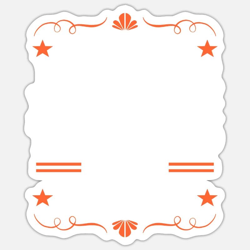 40th birthday Sticker size S (10 x 10 cm)