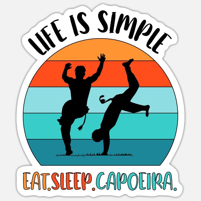 Capoeira Sticker Größe S (10 x 10 cm)