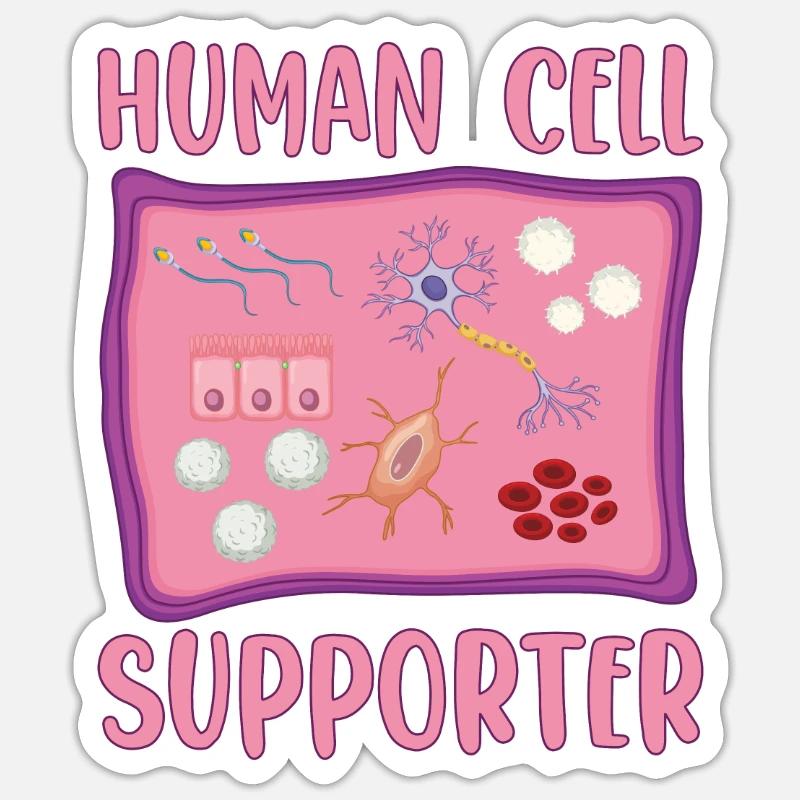 Biology Biologist Scientist - Sticker size S (10 x 10 cm) - white matte