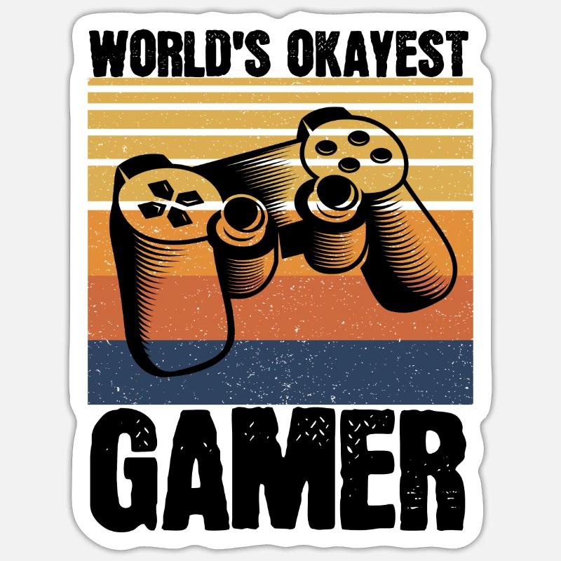 Jeu - Sticker taille S (10 x 10 cm) - blanc mat