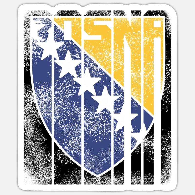 bosna2 Sticker Größe S (10 x 10 cm)