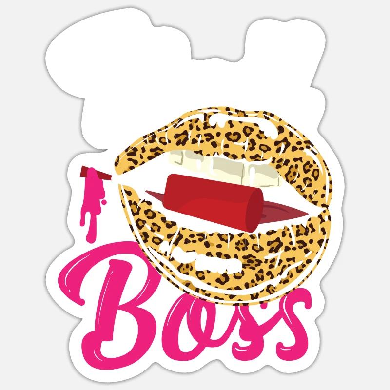 Nail Tech Quote Work Uniform Nail - Sticker Größe S (10 x 10 cm) - Mattweiß