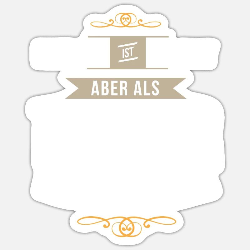 Lustige Teamleiter Abteilungsleiter Geschenkidee - Sticker Größe S (10 x 10 cm) - Mattweiß
