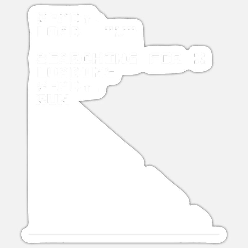 C64 Loading Screen Retro Vintage Sticker size S (10 x 10 cm)