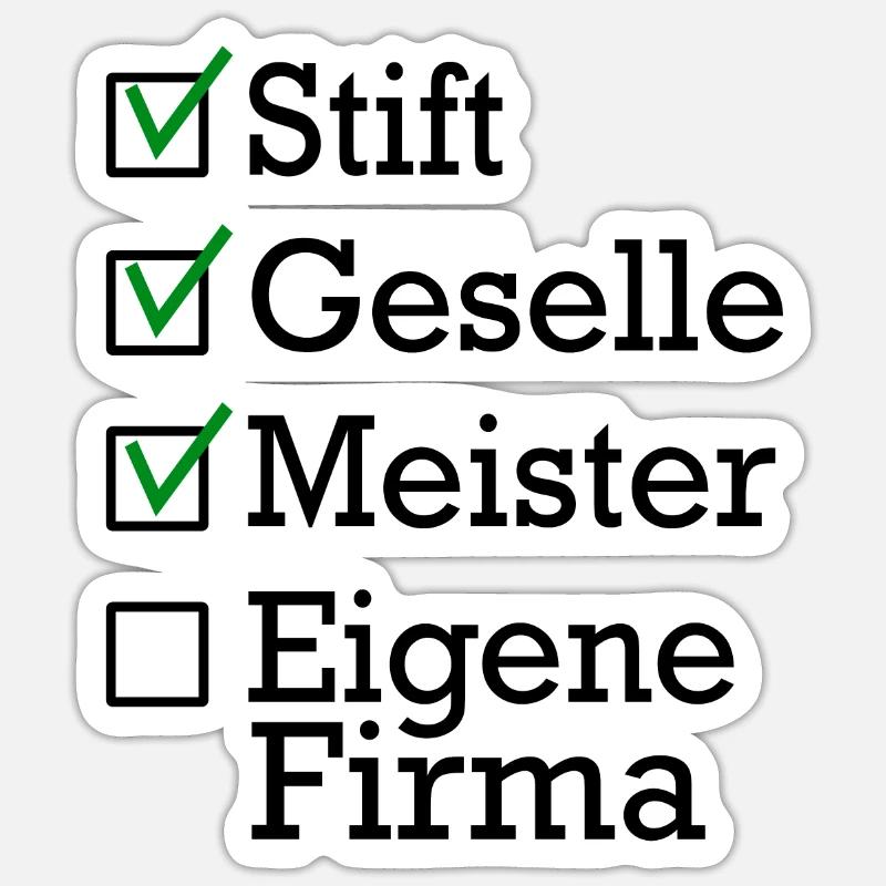 Sticker Größe S (10 x 10 cm) - 