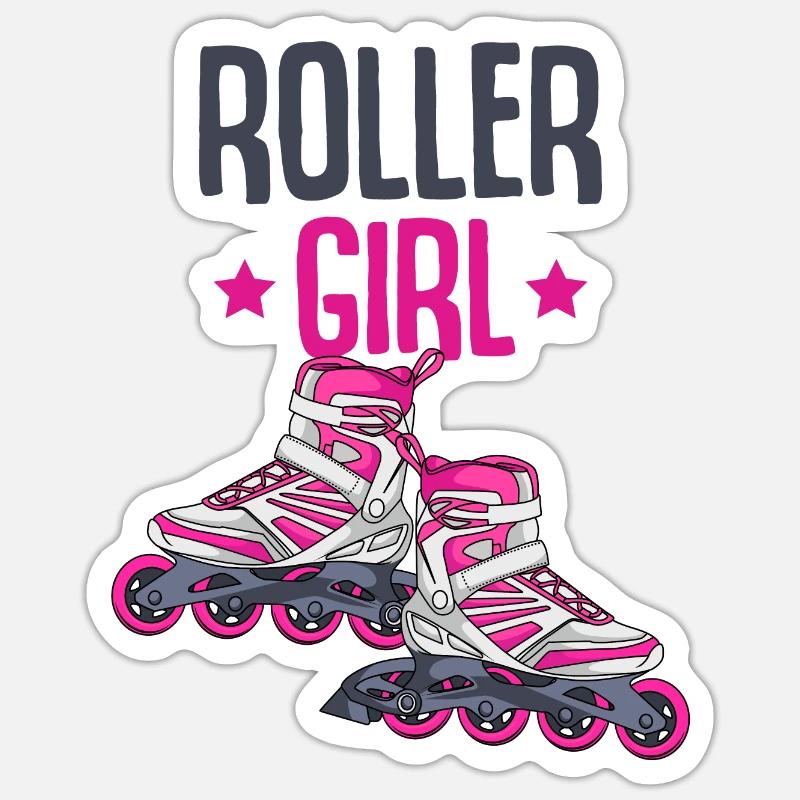 Inline Skates Sticker Größe S (10 x 10 cm)