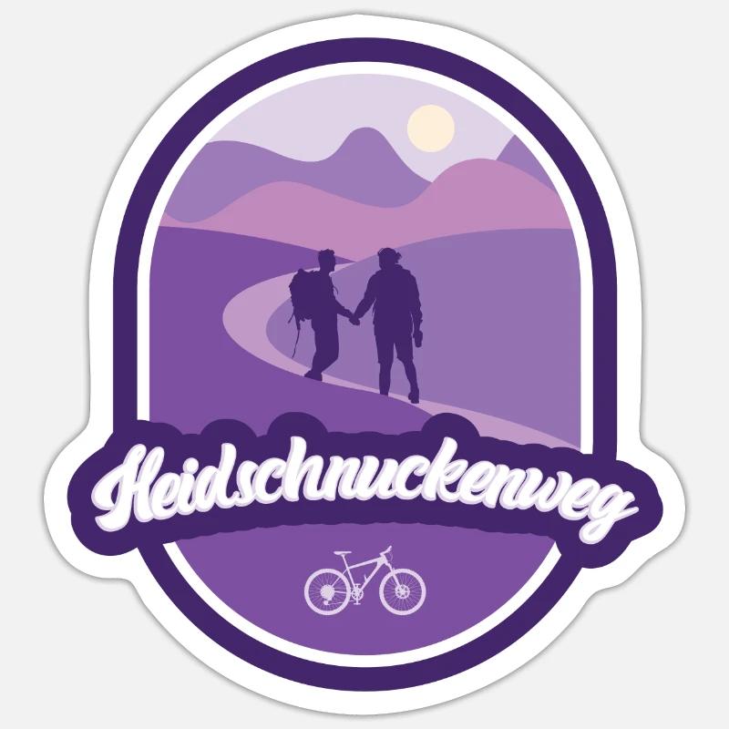 Heidschnuckenweg - Basse-Saxe Sticker taille S (10 x 10 cm)