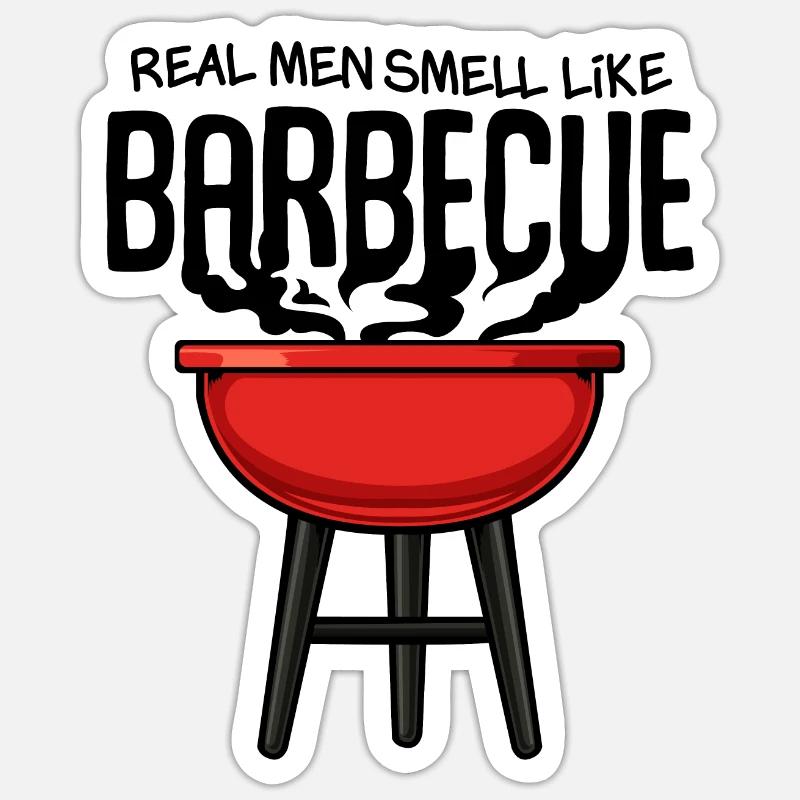 BBQ Grilling Sticker size S (10 x 10 cm)