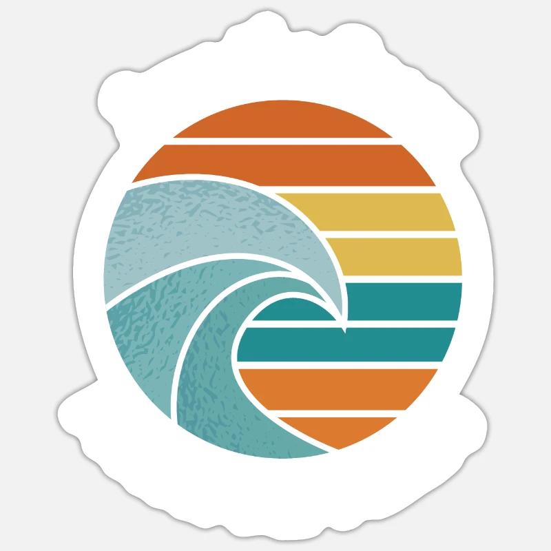 Save the Ocean - Sticker size S (10 x 10 cm) - white matte
