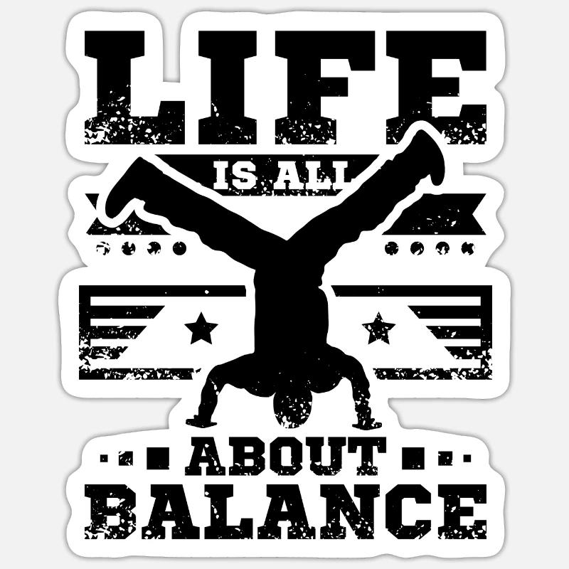 Breakdance Sticker taille S (10 x 10 cm)