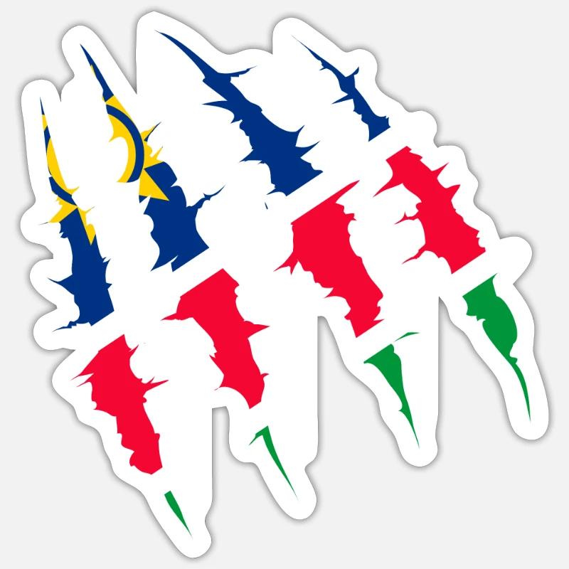 Namibia - Sticker size S (10 x 10 cm) - white matte