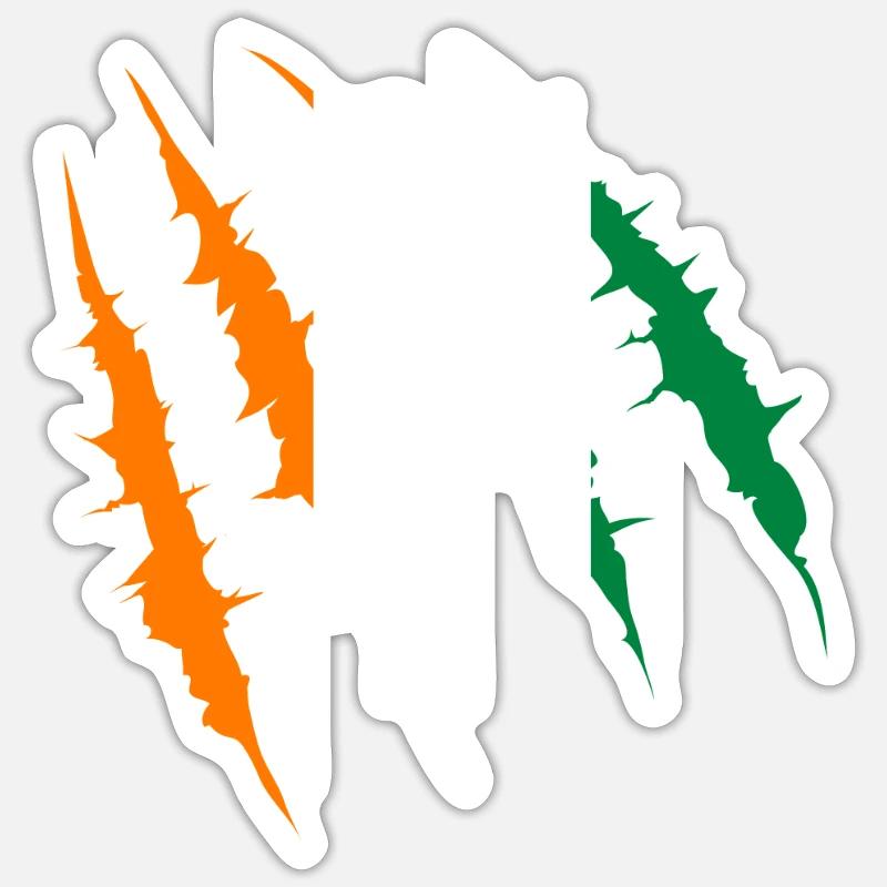 Côte d’Ivoire - Sticker taille S (10 x 10 cm) - blanc mat