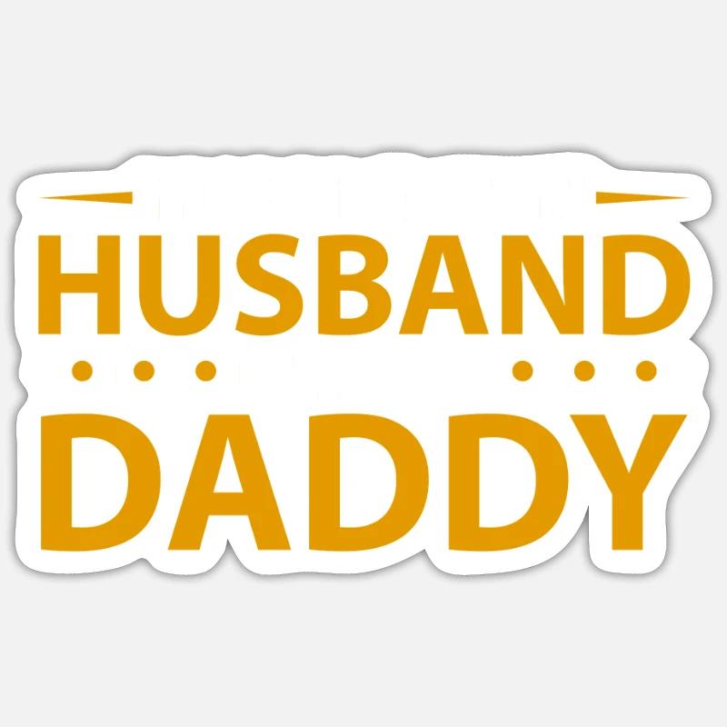 Ehemann Papa Sticker Größe S (10 x 10 cm)