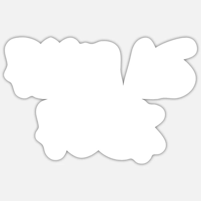 wrong like shit Sticker size S (10 x 10 cm)