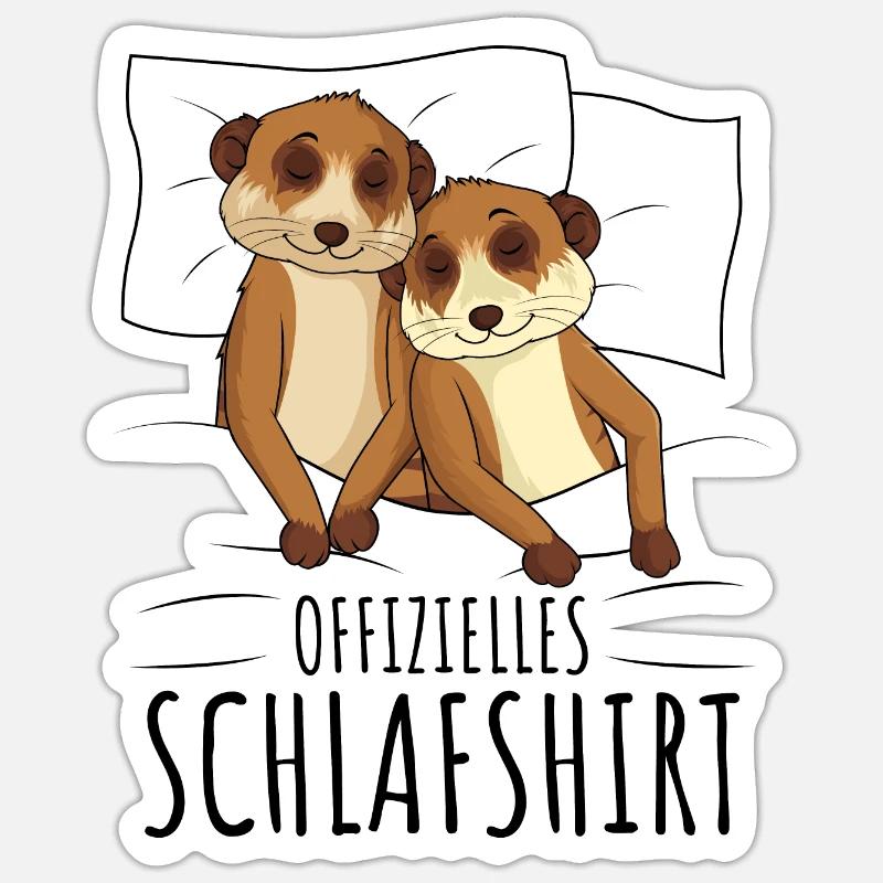 Erdmännchen Sticker Größe S (10 x 10 cm)