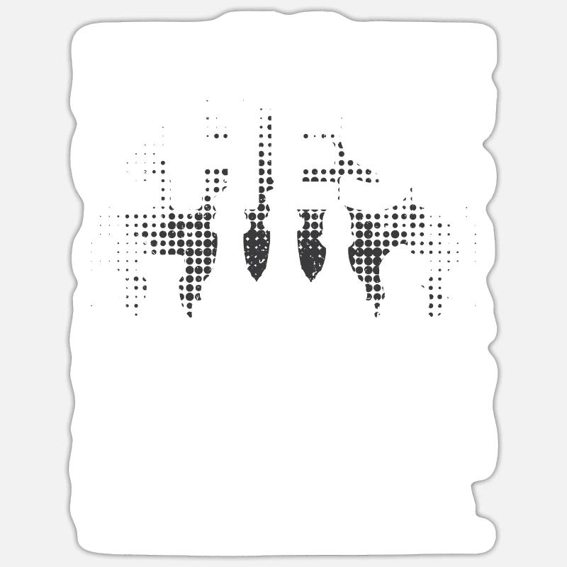 Pièces d’échecs Jeu d’échecs Échecs Échecs - Sticker taille S (10 x 10 cm) - blanc mat