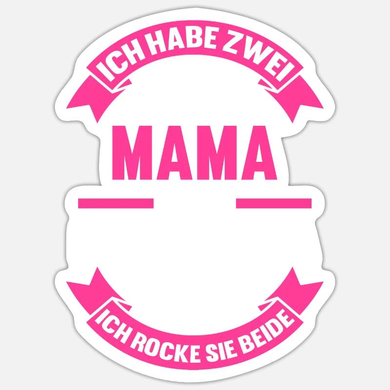 Stiefmutter Muttertag Bonusmama - Sticker Größe S (10 x 10 cm) - Mattweiß