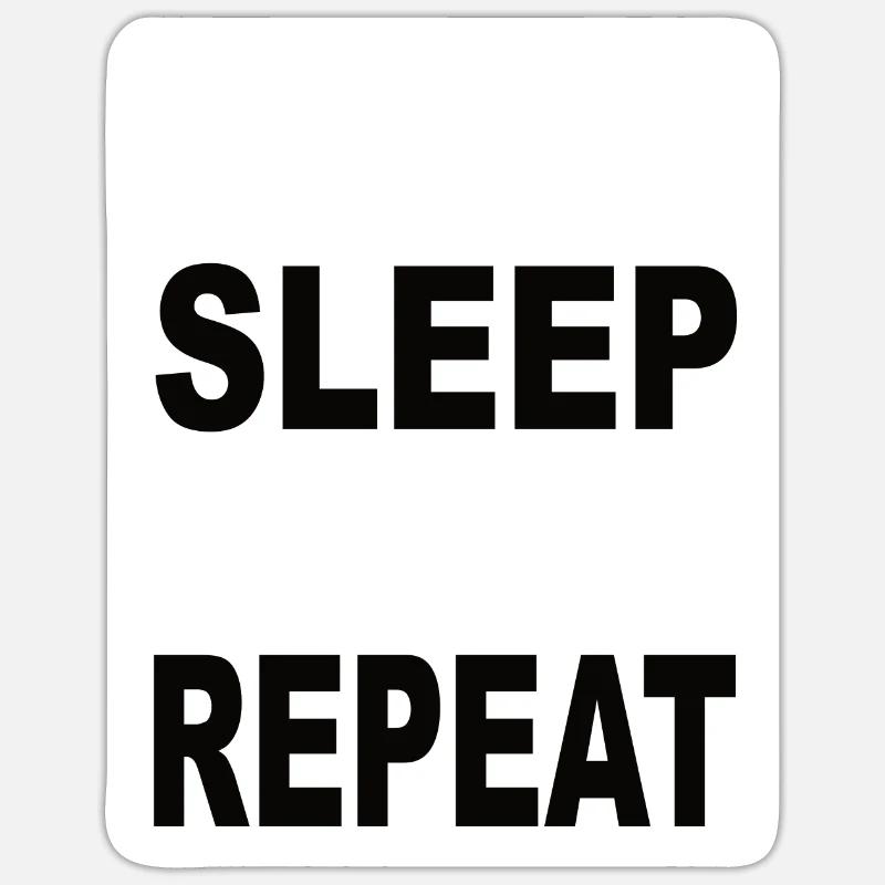 Manger Dormir Agilité Répéter Sticker taille S (10 x 10 cm)