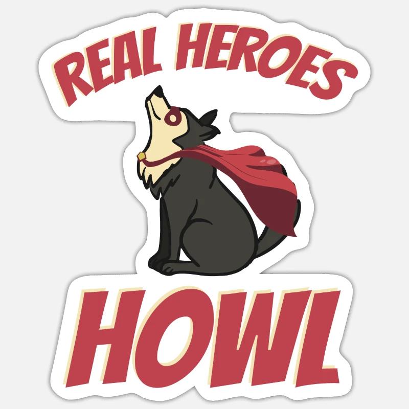 Wolf Sticker size S (10 x 10 cm)