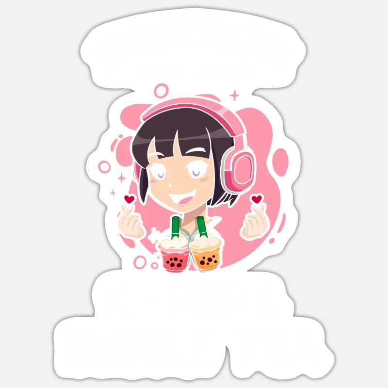 K-Pop-K-Pop-Merch K-Pop-Waren Geschenk - Sticker Größe S (10 x 10 cm) - Mattweiß