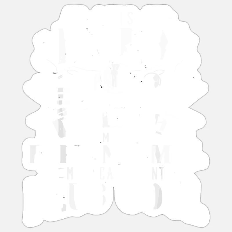 Je Suis Un Papy Motard Plus Cool Papi Cadeau Moto - Sticker taille S (10 x 10 cm) - blanc mat