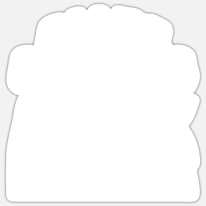Alles wird gut Alex ist jetzt da - Sticker Größe S (10 x 10 cm) - Mattweiß