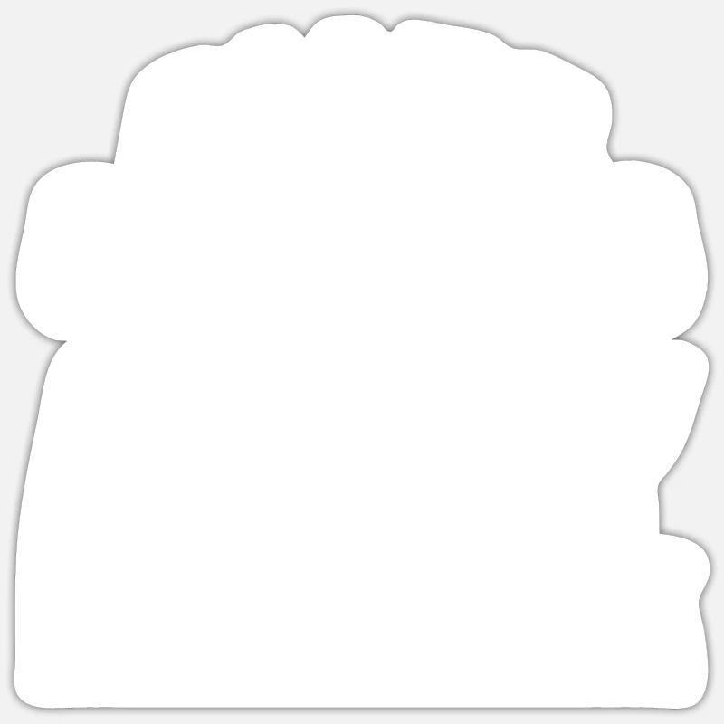 Alles wird gut Andy ist jetzt da - Sticker Größe S (10 x 10 cm) - Mattweiß