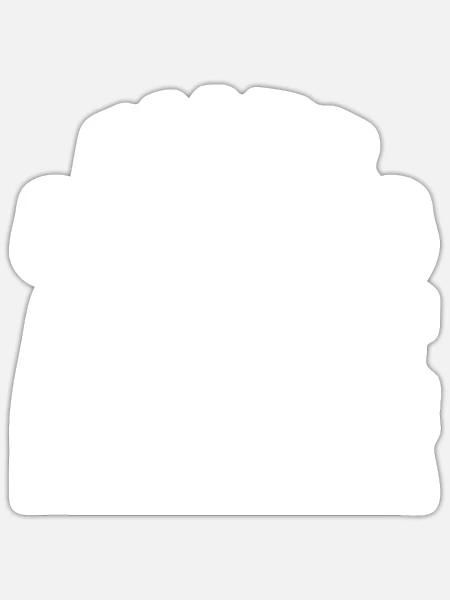 Alles wird gut Arne ist jetzt da - Sticker Größe S (10 x 10 cm) - Mattweiß