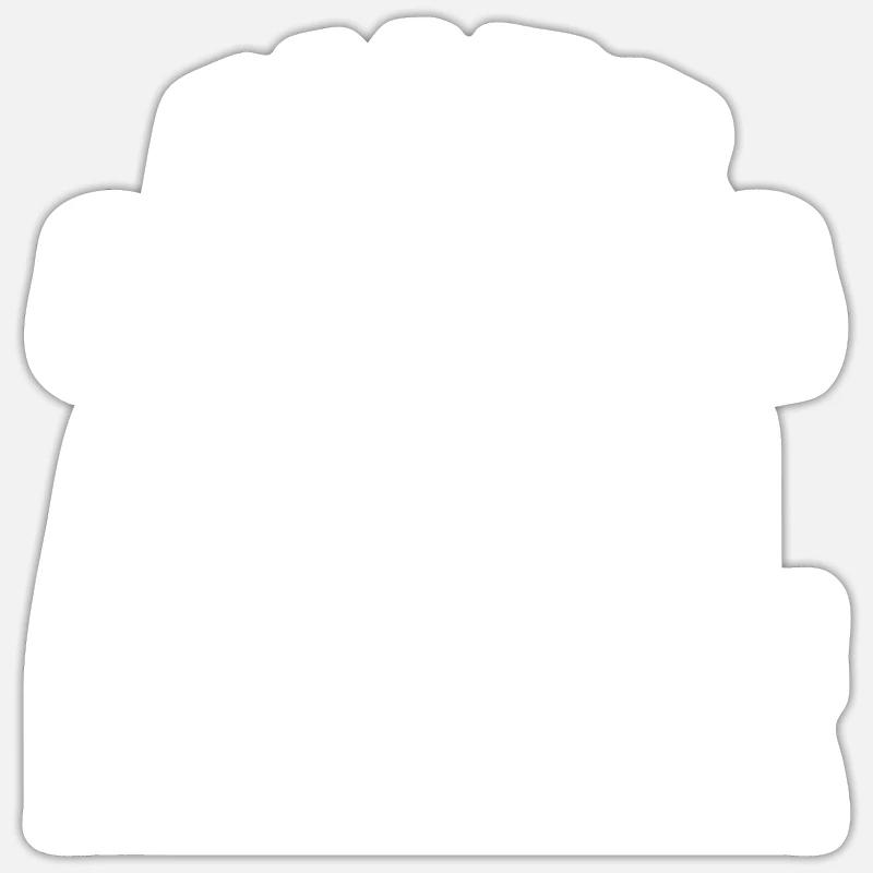 Alles wird gut Axel ist jetzt da - Sticker Größe S (10 x 10 cm) - Mattweiß